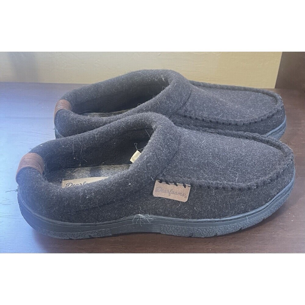 Dearfoams Men's Thompson Clog Slippers Size Small 7-8 - Picture 2 of 3